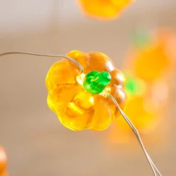 20er Micro Lichterkette Kürbisse