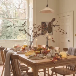 3er Set Deko-Kürbisse aus Porzellan in Weiß