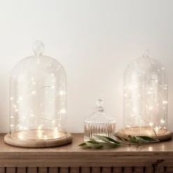 2er Set 20er LED Mikro-Lichterkette in warmweiß