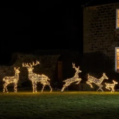5er Set LED-Rentierfamilie XL Harlow