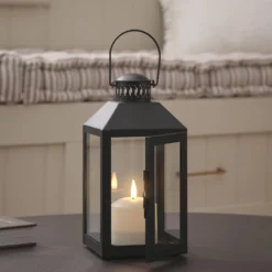 2er Set Metall-Laternen mit TruGlow® LED-Kerzen, Fernbedienung & Timer