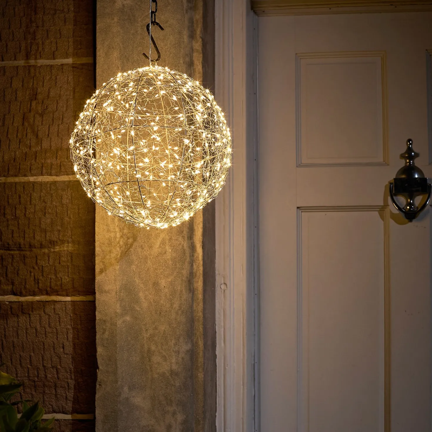 2er Set Micro LED Drahtkugeln