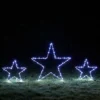 3er Set Osby LED Stern Stableuchten Weihnachtsdeko außen