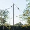 3er Set Party Lichterketten Mast 2,75m