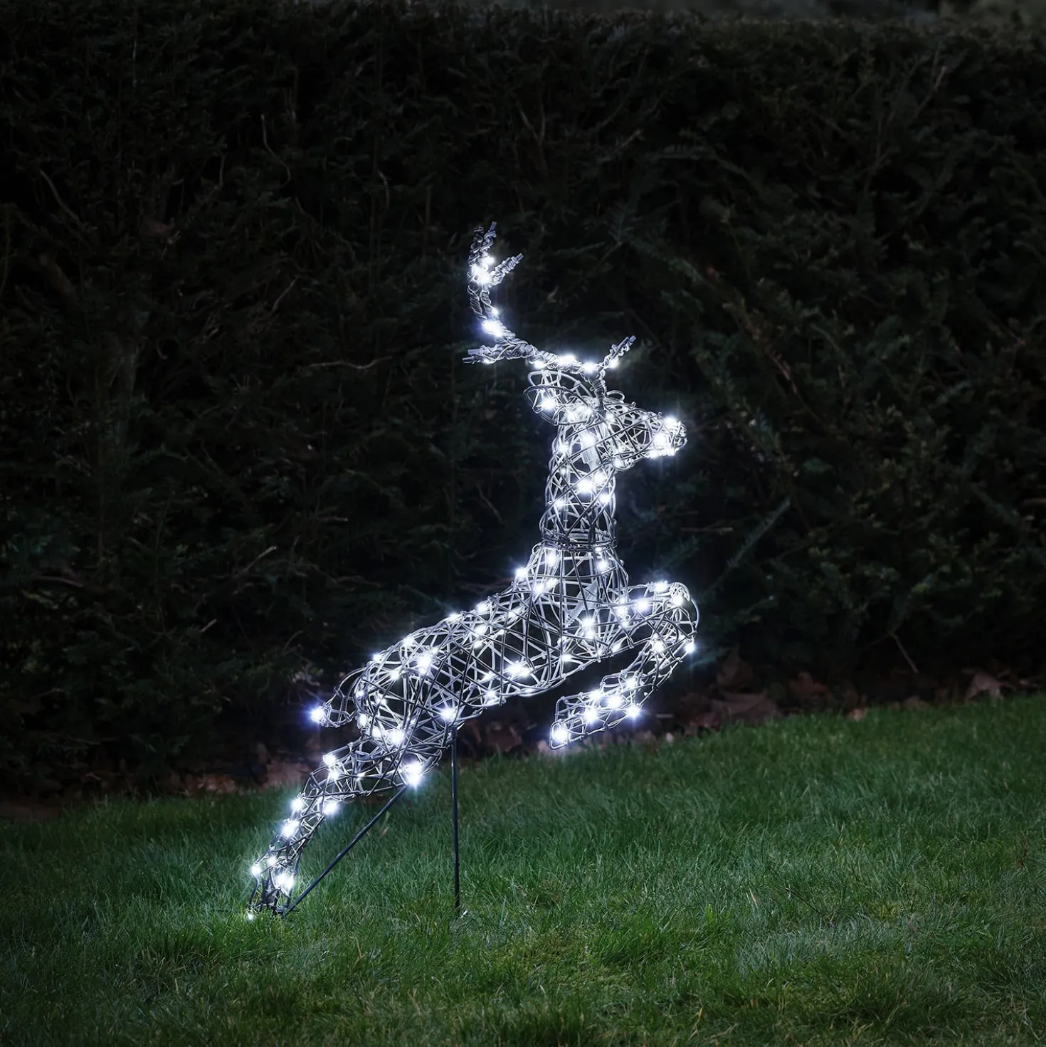 3er Set springende LED-Rentierfamilie M Harlow