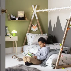 30er Woodland Filz Kinder Lichterkette