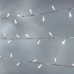 Essential Connect 30m 300er LED Lichterkette weiß koppelbar transparentes Kabel