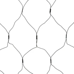 Essential Connect 6m x 1.5m 420er LED Lichternetz warmweiß koppelbar grünes Kabel