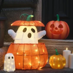 LED Acryl Halloween Figur Geist