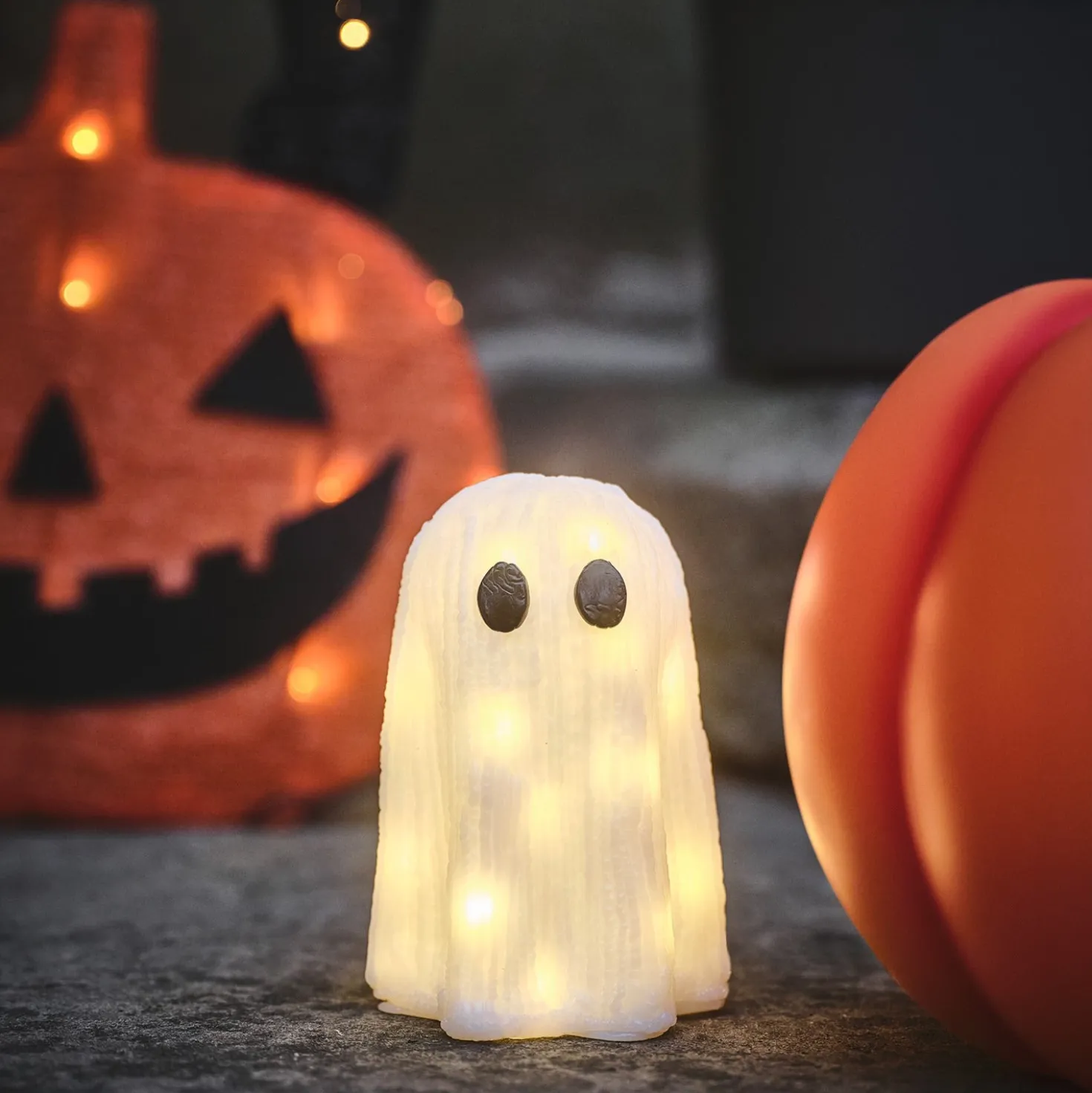 LED Acryl Halloween Figur Geist