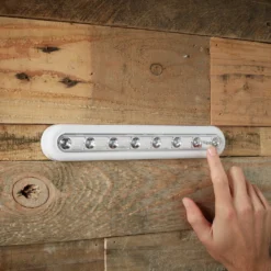 LED Touch Leuchtleisten 2er Set warmweiß Batteriebetrieb 28cm