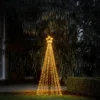 1,8m LED Baum Weihnachtsdeko außen warmweiß