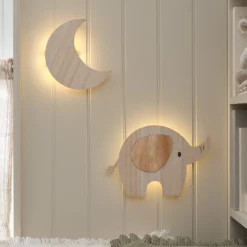 Mond Wandlicht fürs Kinderzimmer mit Fernbedienung & Timer