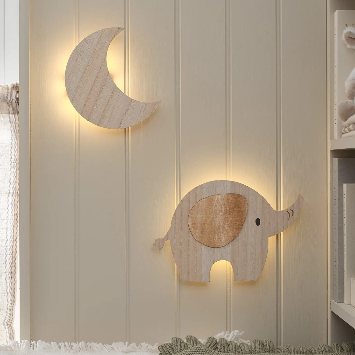 Mond Wandlicht fürs Kinderzimmer mit Fernbedienung & Timer