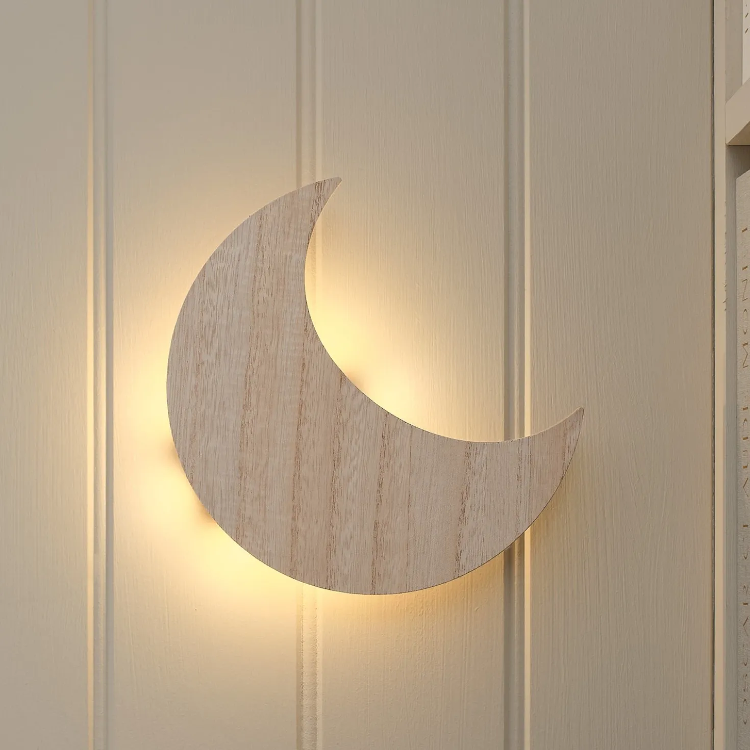 Mond Wandlicht fürs Kinderzimmer mit Fernbedienung & Timer