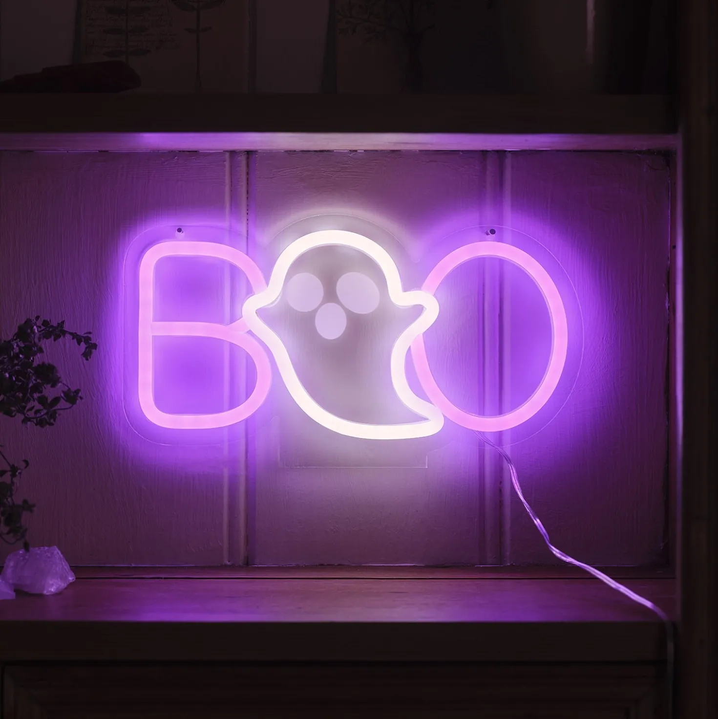 Neon Tischlampe Boo