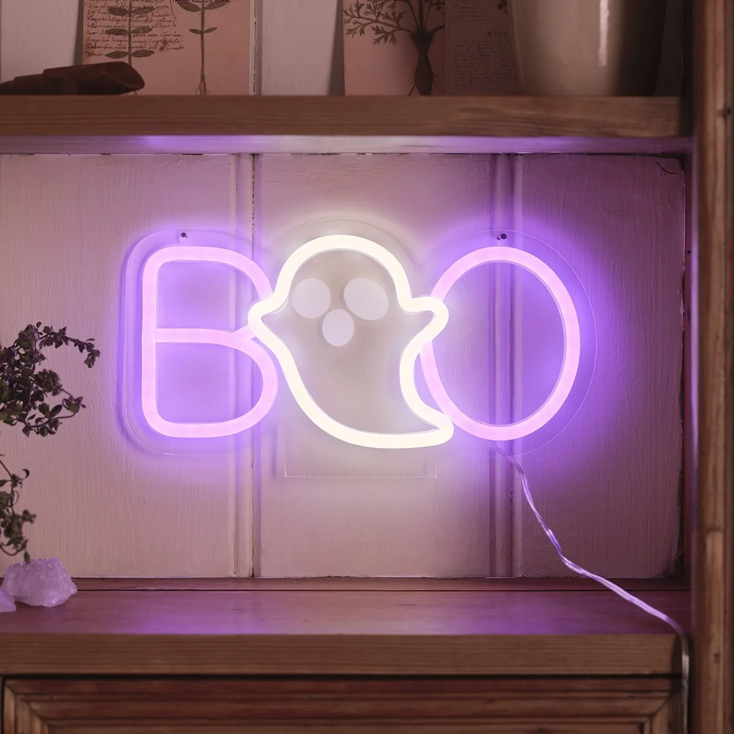 Neon Tischlampe Boo