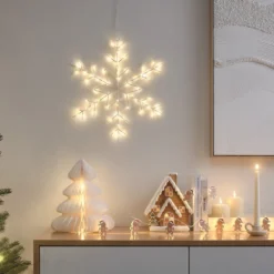 Osby LED Schneeflocke Fensterdeko Weihnachten
