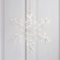 Osby LED Schneeflocke Fensterdeko Weihnachten