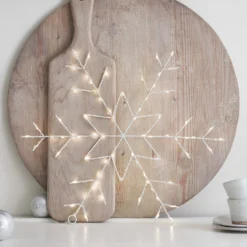 Osby LED Schneeflocke Fensterdeko Weihnachten