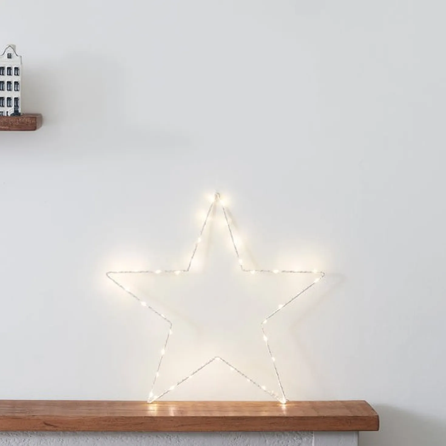 Osby LED Stern Duo und TruGlow® LED Kerzen Trio weiß