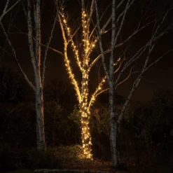 Pro Connect IP67, 50m 500er LED-Lichterkette warmweiß koppelbar mit schwarzem Kabel