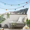 Pro Connect IP67 140m 280er Party Lichterkette bunt koppelbar schwarzes Kabel