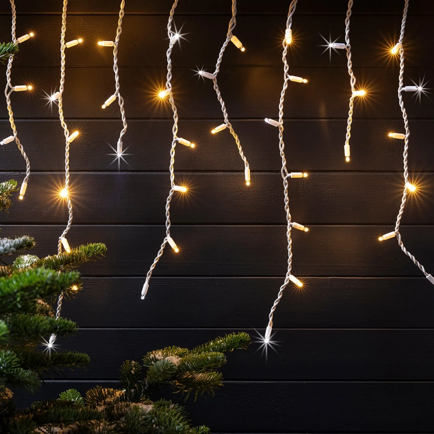 Pro Connect 20m 1000er glitzernde LED Eiszapfen-Lichterkette IP67