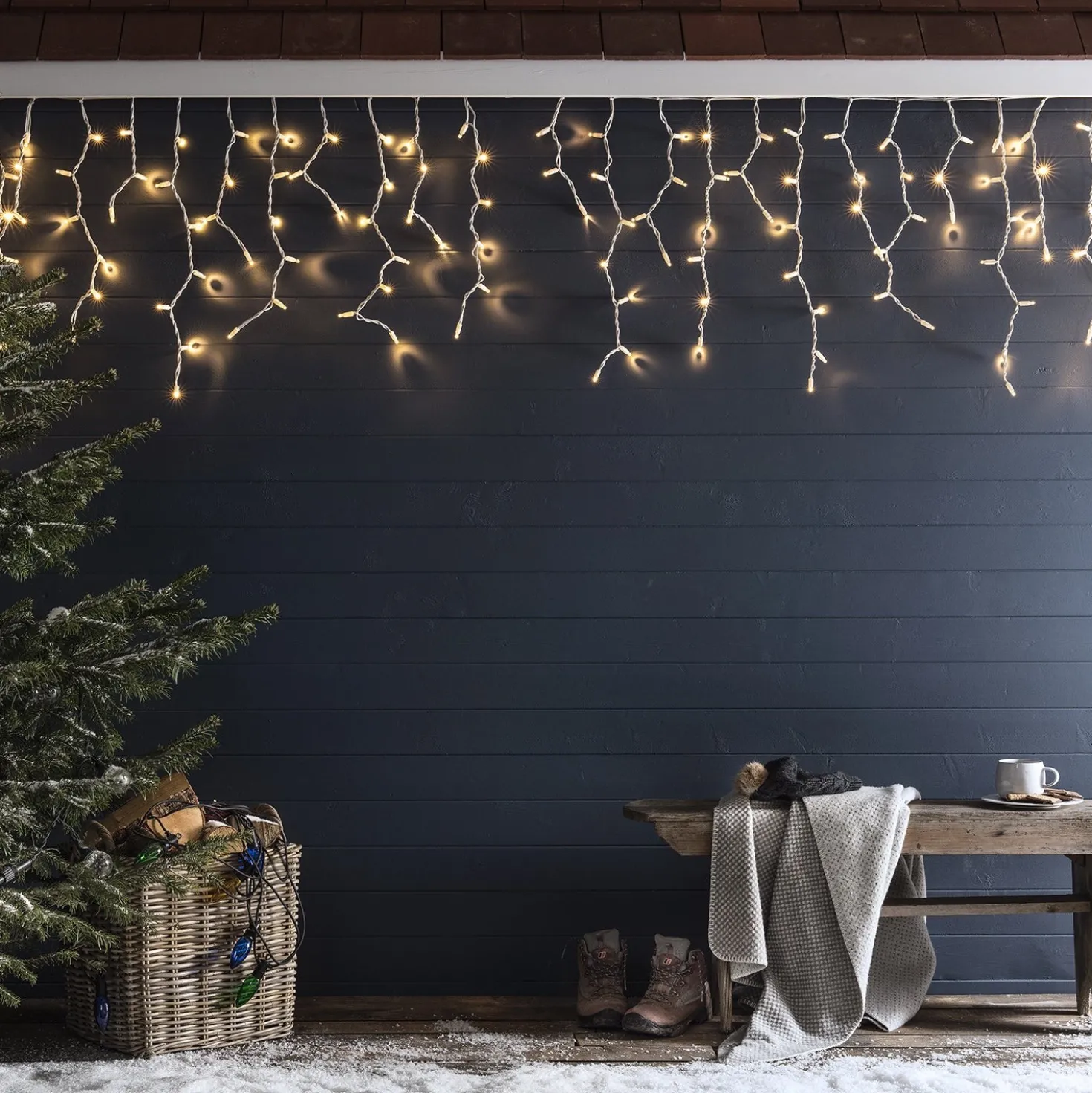 Pro Connect 10m 500er LED Eiszapfen-Lichterkette IP67