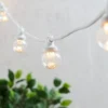 Pro Connect von 30m 60er Party Lichterkette warmweiß transparente Birnen koppelbar weißes Kabel