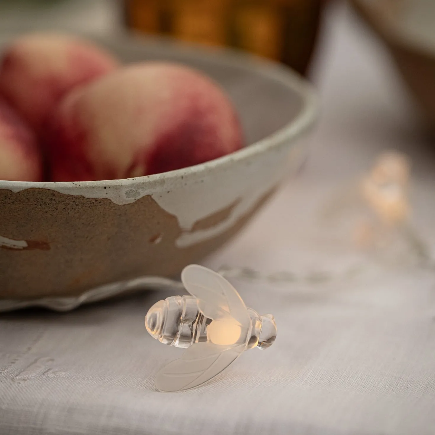 Solarbetriebene Bienen-Lichterkette mit 20 LEDs