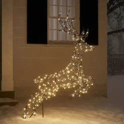 Springendes LED-Rentier Hirsch L Harlow