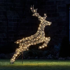 Springendes LED-Rentier Hirsch L Harlow