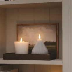 TruGlow® LED-Kerze im Glas mit Fernbedienung