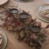 TruGlow® LED-Kerzen-Trio mit schwarzen Haltern & Herbstdeko