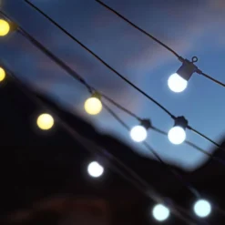 Twinkly 20m smarte Party Lichterkette orange und weiß mit 40 LEDs