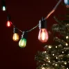 Ultimate Connect 30m 60er LED Lichterkette Glühbirnen bunt koppelbar schwarzes Kabel