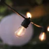 Ultimate Connect 75m 150er LED Lichterkette Glühbirnen warmweiß koppelbar schwarzes Kabel