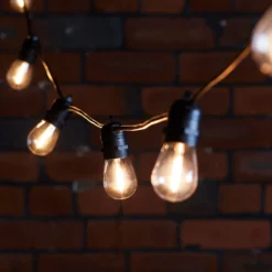 Ultimate Connect 80m 160er LED Lichterkette Glühbirnen warmweiß koppelbar schwarzes Kabel