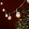 Ultimate Connect 90m 180er LED Lichterkette Glühbirnen warmweiß koppelbar schwarzes Kabel