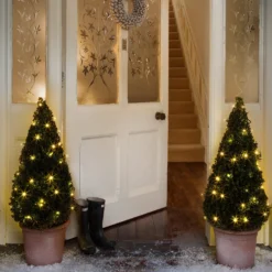 2x 50er LED Lichterkette warmweiß batteriebetrieben